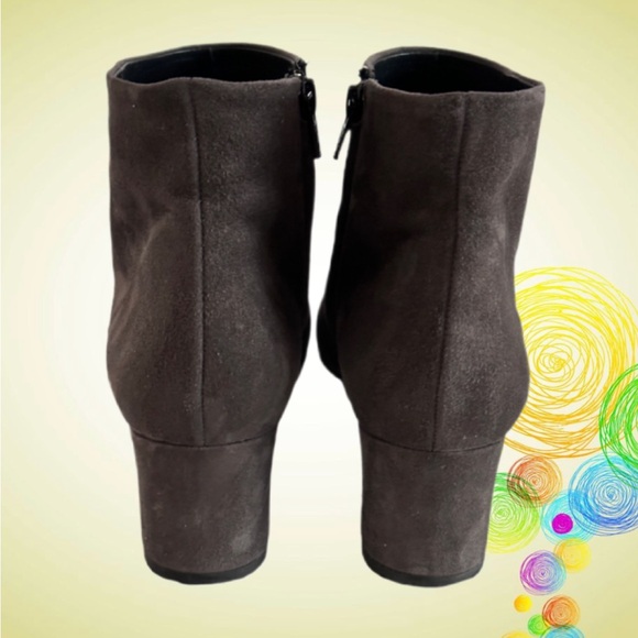 Paul Green Gray Suede Boots - Picture 5 of 9